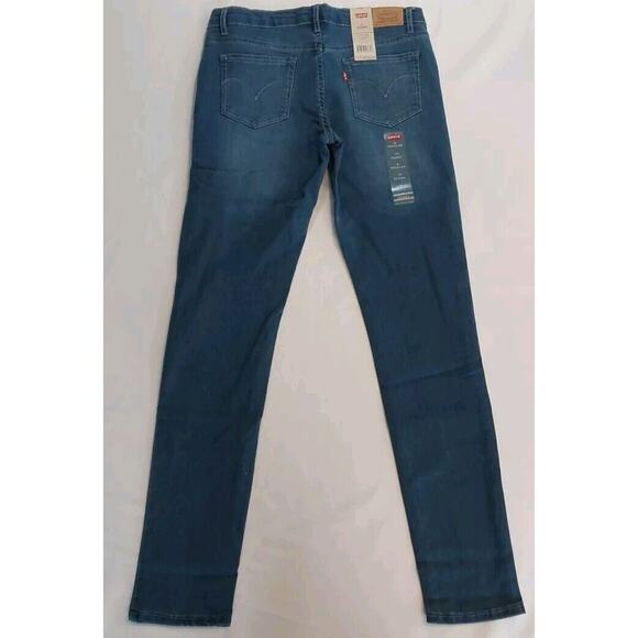 Levi's‎ 711 Skinny NWT Girls Stretch Denim Blue Jeans Youth Size 16 Reg • NEW - Picture 4 of 5